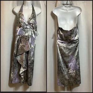 London Times  Backless Dress Women’s Size 12 Midi Formal Graduation